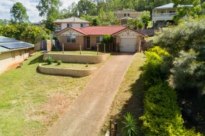 Aerial drone photographs Brisbane home for sale