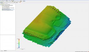 Drone Mapping created a digital elevation model of construction site Brisbane by DroneAce