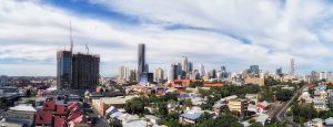 Brisbane CBD from Chinatown