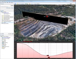 Mount Coot-That terrain elevation profile for drone mapping