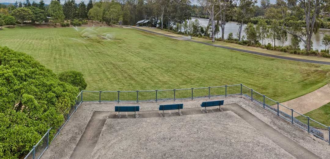 Aerial Photography Concrib Gabion Wall 17 Mile Rocks, Parklands Brisbane