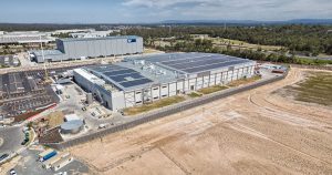 Aerial drone photography Seeana Place Heathwood Land Development with Concrib Segmental wall DroneAce Brisbane