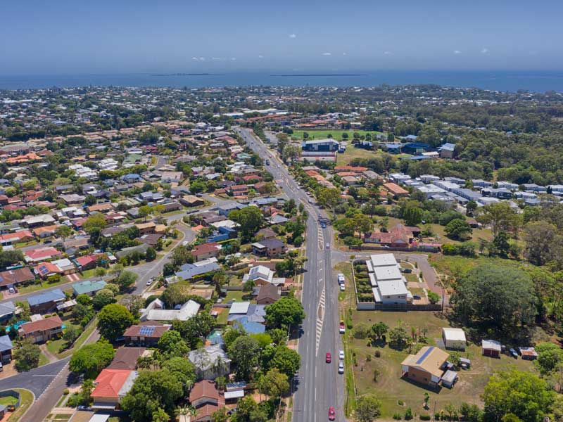 Drone Photography at Manly Rd, Manly West