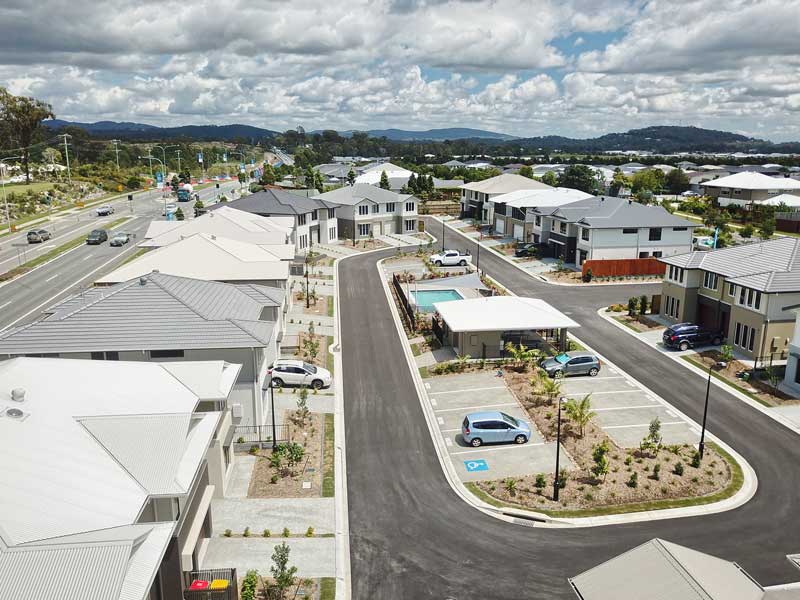 Aerial Photography at Gainborough Views Estate Pimpana