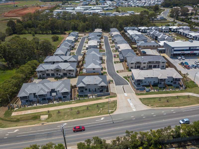 Aerial Photography at Brays Rd Griffin of Master Planned Estate