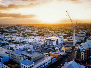 Drone photography Brisbane suburb of Kangaroo Point