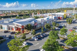 Fly through drone video at the Homeworld Helensvale Shopping Centre